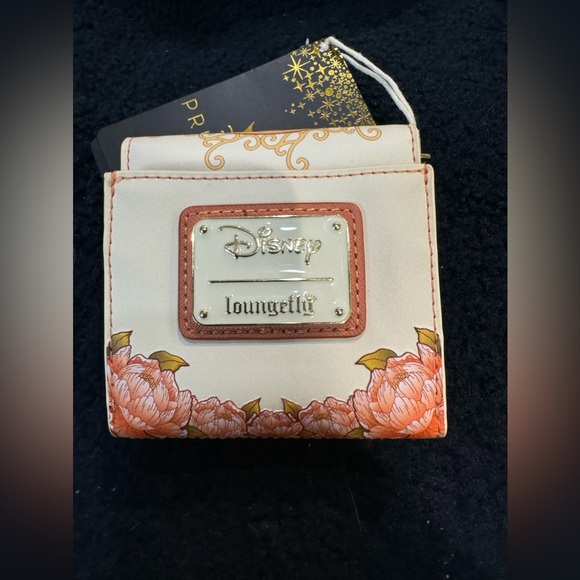 NWT Loungefly Disney Princess ornate floral mini backpack w/ matching wallet - Picture 10 of 14